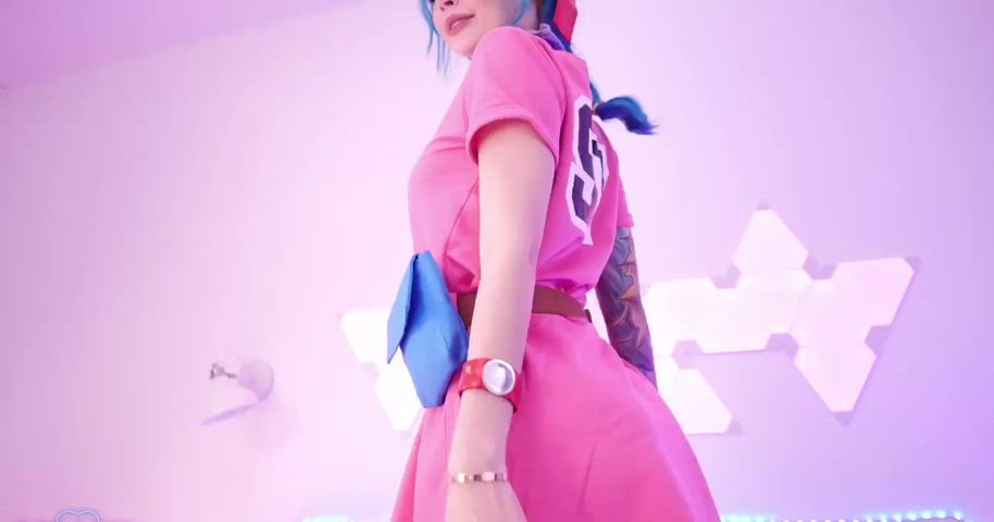 cosplay pornstar purple bitch gif