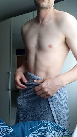 Caught my towel just in time... [M]