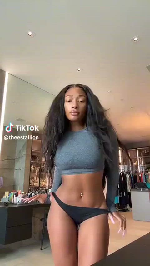 ass big ass booty dancing ebony megan thee stallion tiktok twerking gif