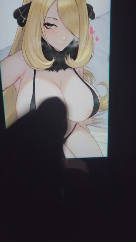 anime bbc boobs cum cumshot hentai jerk off tits tribute gif