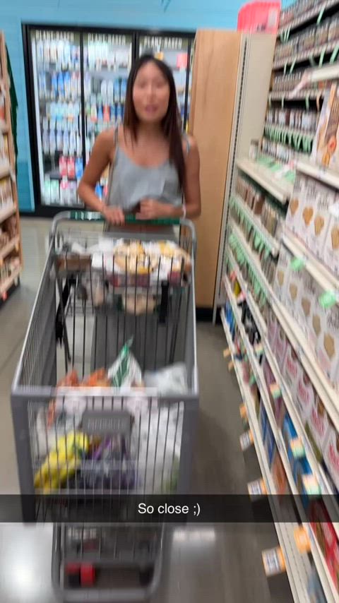 Just in time 😉. She loves making shopping fun!