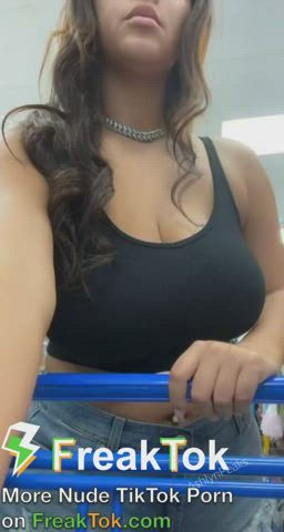 big tits huge tits natural tits nipples nude onlyfans teen thick tits gif