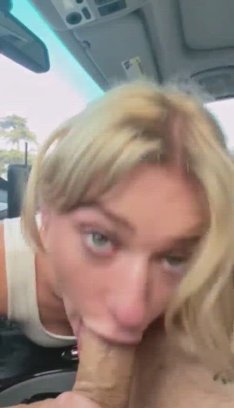 amateur blowjob car car sex cum cum in mouth deepthroat gif