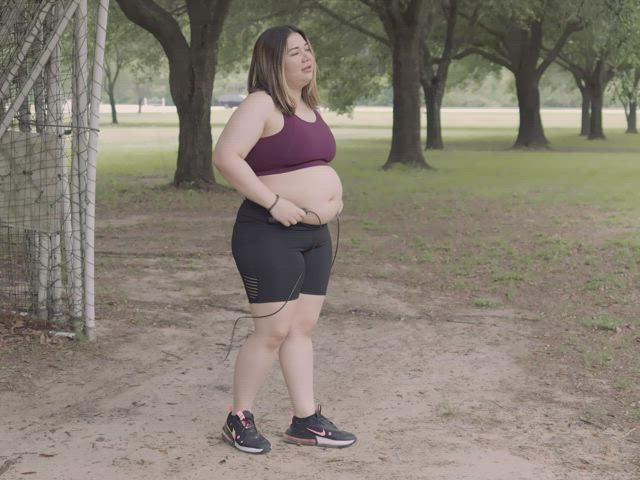 you should know there's a bucket of fried chicken in this belly
