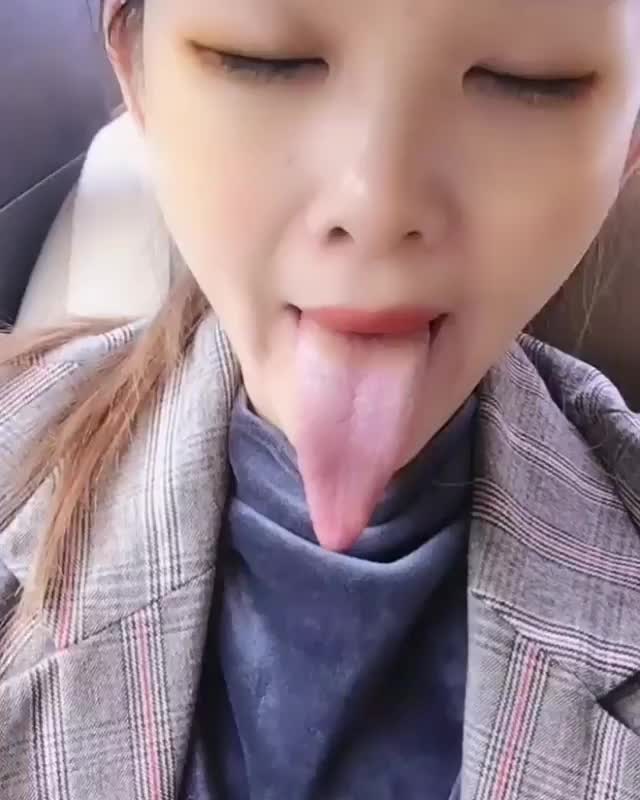 Beautiful Goddess Of Asian Long Tongue