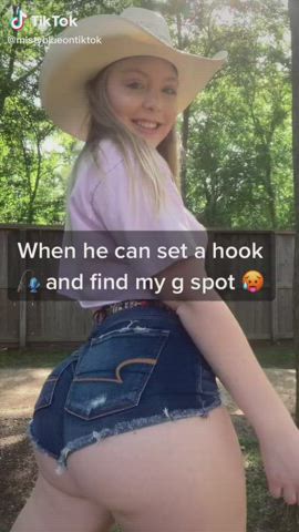 Ass Bubble Butt Jean Shorts Shorts TikTok gif