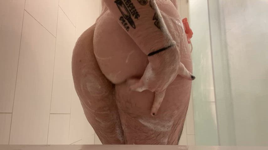 how many times are you cumming to this ass in the shower?