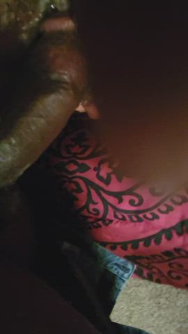 bbc back arched big ass booty creamy doggystyle ebony couple wet pussy gif