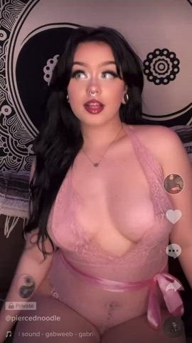 lingerie titty reveal