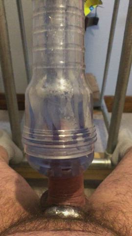 cum cumshot fleshlight fuck machine fucking machine jerk off solo gif