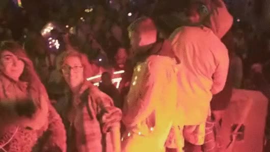 April O'neil dancing at Burning Man