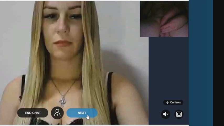 big dick blonde dirty blonde homemade reaction white girl gif