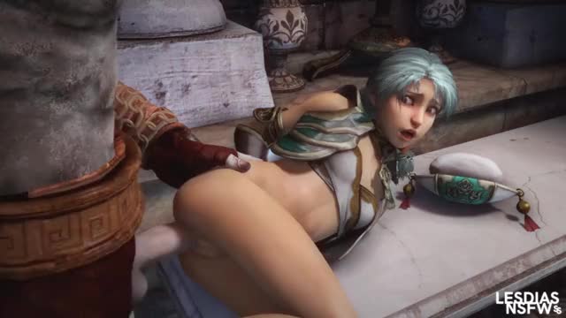 Talim Fucked By Kratos (Lesdias) [God of War]