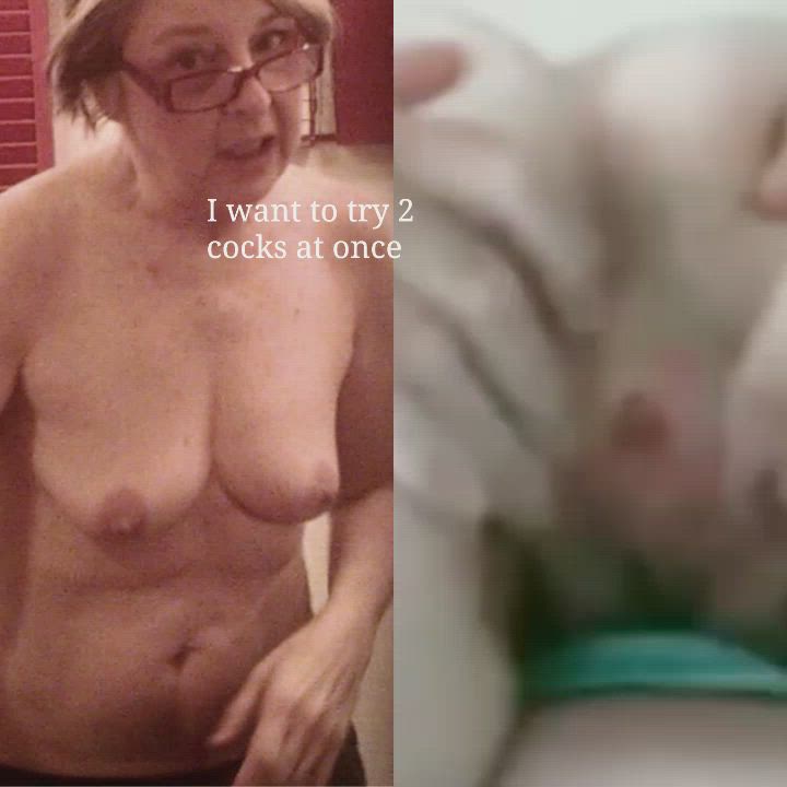 Ass MILF Mature Natural Tits Nipple Pussy Pussy Lips Wife gif