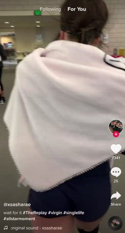 Ass Booty Candid Shorts Teens TikTok gif