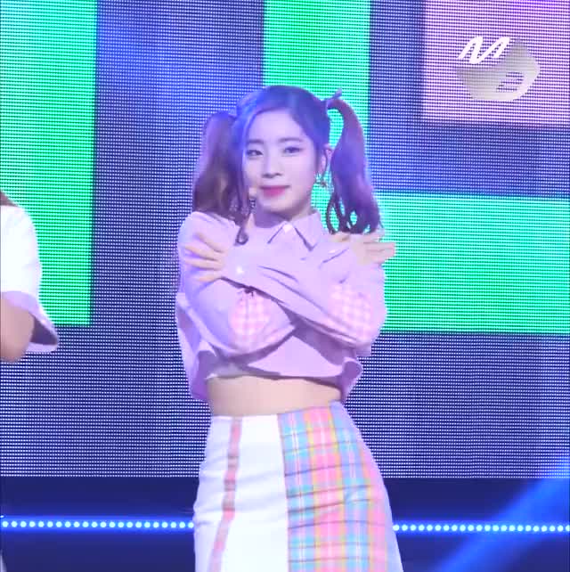 Dahyun (170302, Knock Knock @ Mnet MCountdown Live Stage)