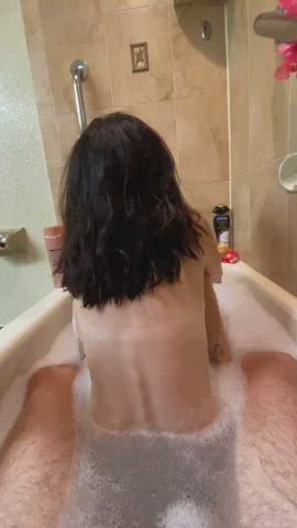 Bathtub Booty Shower gif