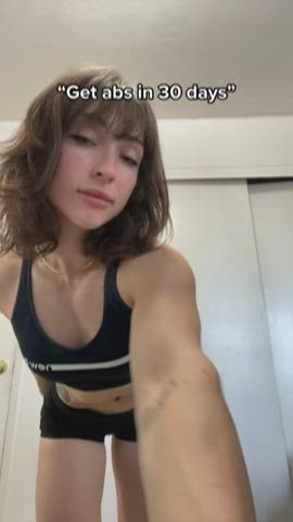 Abs Brunette Petite gif