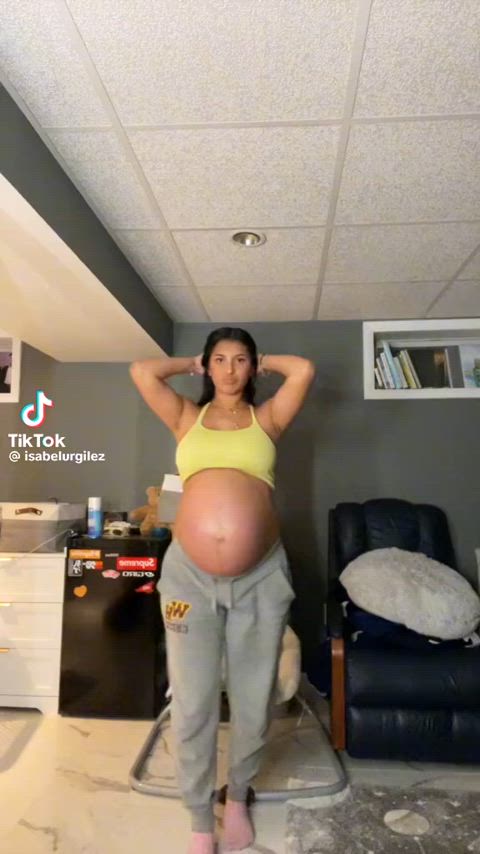 big tits pregnant pretty gif