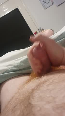 7.5" British Uncut Cock shooting a load