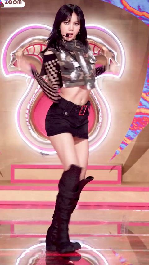 brunette dancing hips tease kpop gif