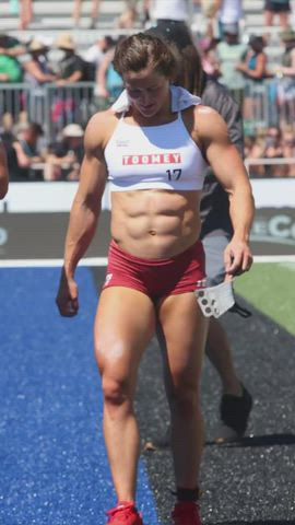 abs australian fitness muscles muscular girl gif