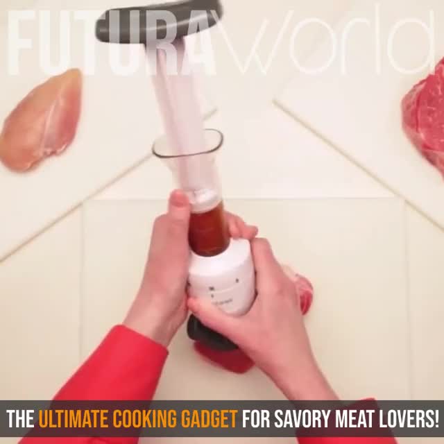 meat marinade injector