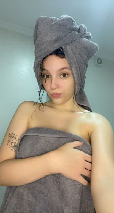 Just came out the shower… wanna get dirty with me? [19]