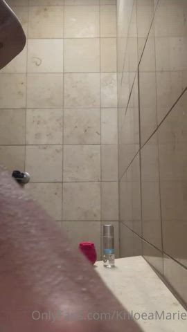 Babe Dildo Ebony Shower gif