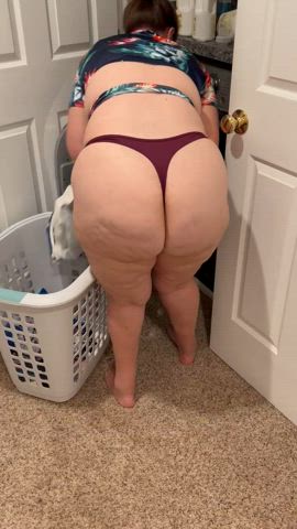 Doing the laundry, but make it sexy