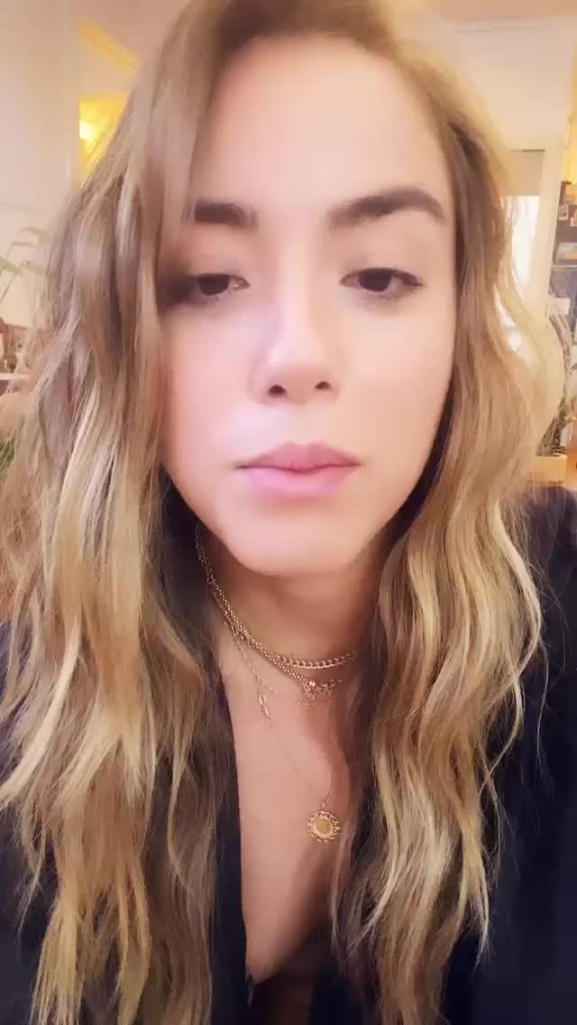 Chloe Bennet NIP SLIP