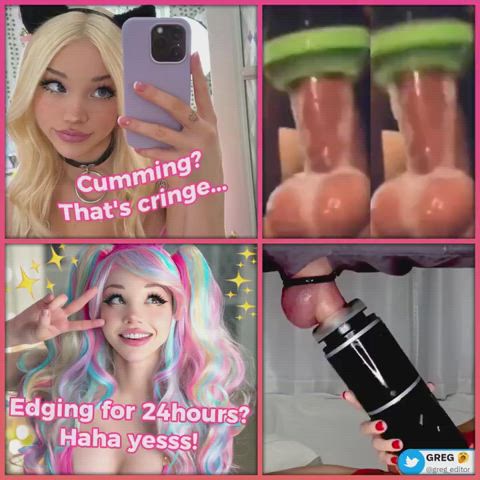 babe blonde caption cum cumshot cute goonette gooning teen r/gooned captions goon