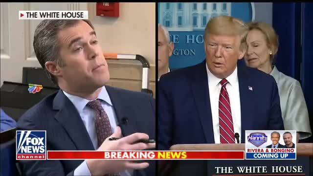 Trumps scolds Peter Alexander