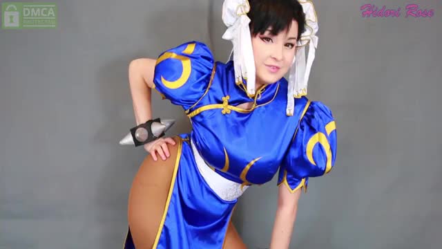 Hidori - Chun Li fucks & squirts on thick cock - ManyVids