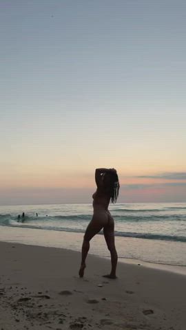 asian beach fitness lana violet nude yoga gif