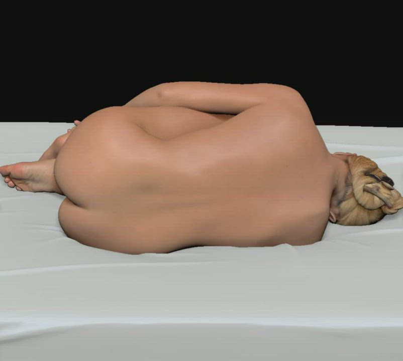 3D Animation Naked Nude Pussy Spread VR gif