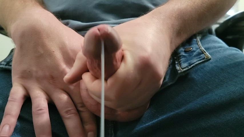 cock cut cock male masturbation solo gif