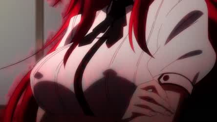 Anime Big Tits Redhead gif