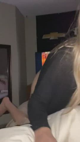 Big Dick Blonde Blowjob Halloween Kitten gif