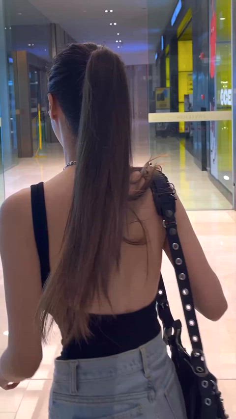 asian brunette goddess gif