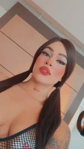 CamSoda Camgirl Colombian Latina Lips Nipple Play Nipples Small Tits Smile gif