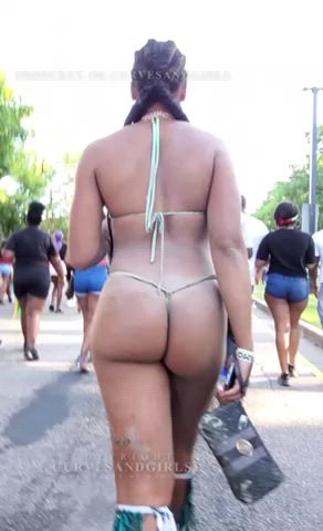 ass booty candid jiggling public thick gif