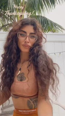 australian glasses nipples petite pierced tattoo turkish gif