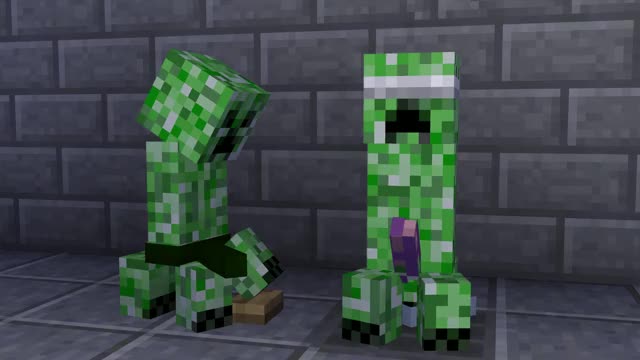 Creeper getting Spiked