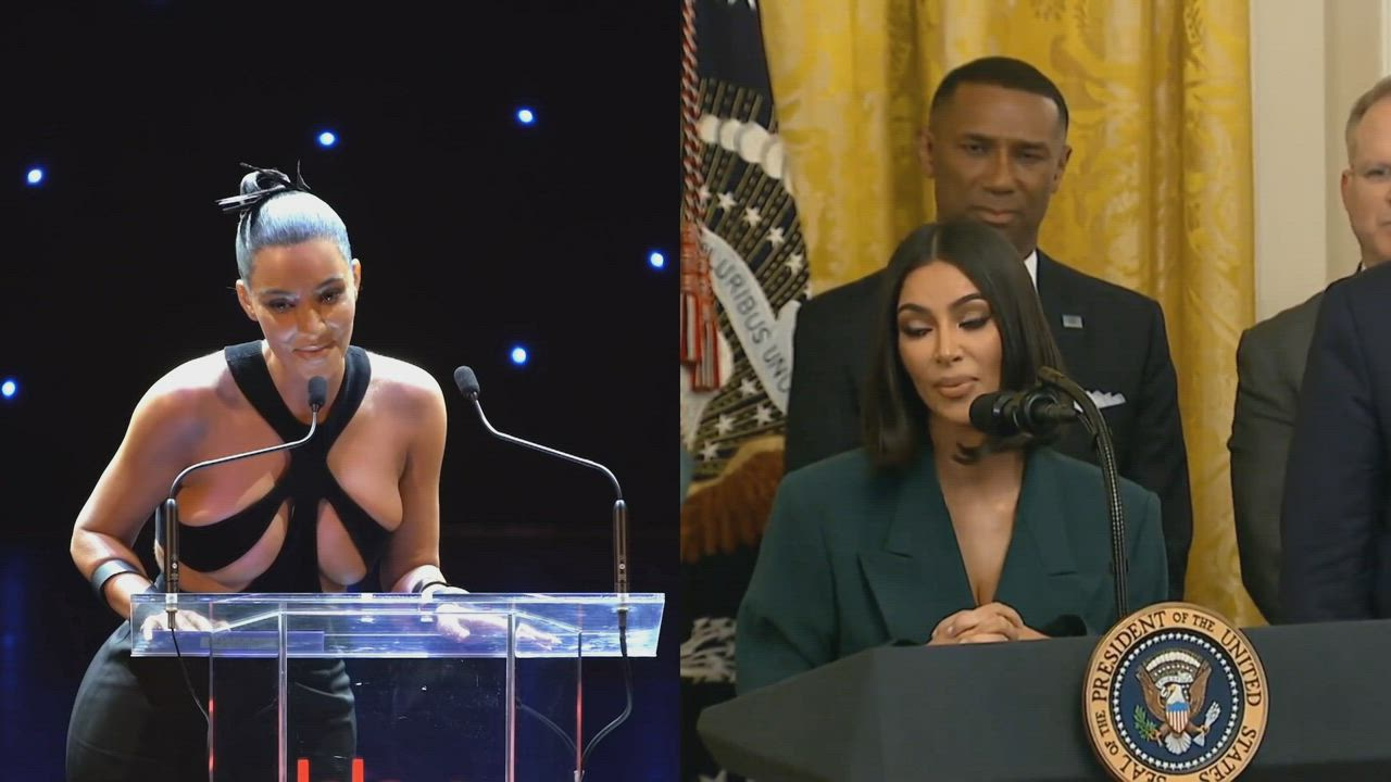 Kim Kardashian's 2019 (at the Hollywood Beauty Awards and the White House)