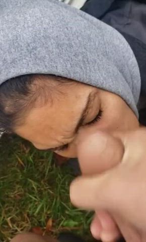 Amateur Cum Cumshot Facial gif