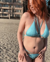 Female POV Maitland Ward Model Pornstar Redhead White Girl gif