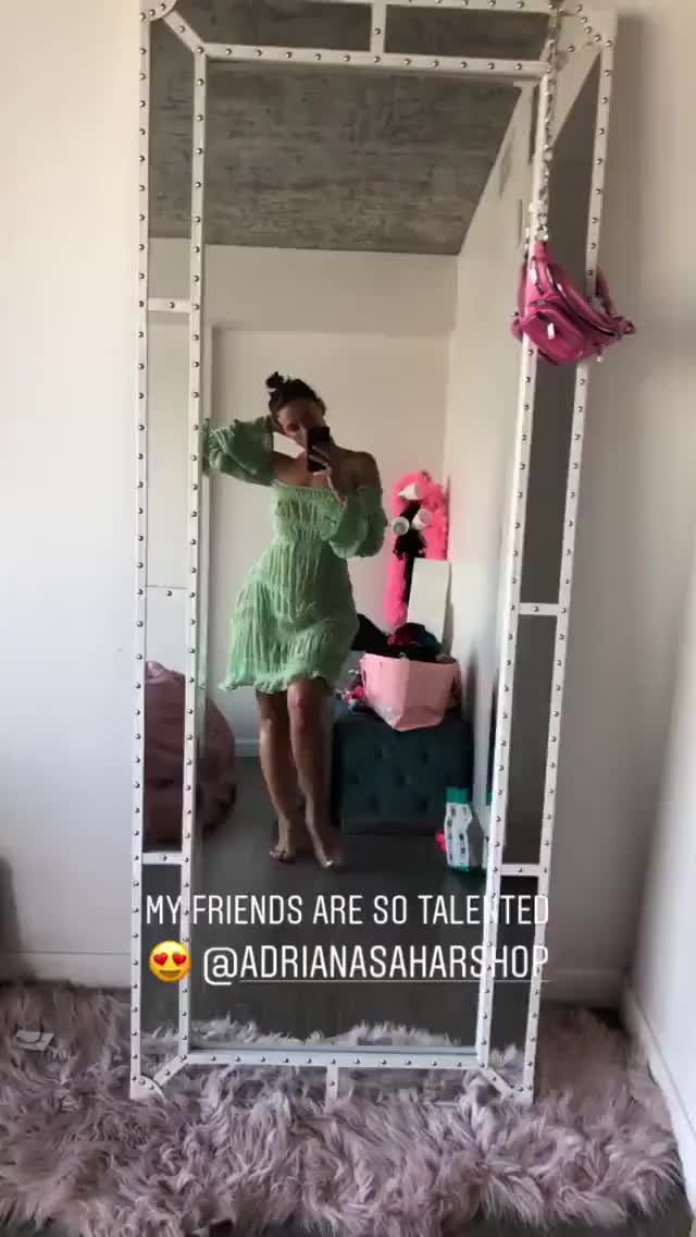 Twerking In A See Through Dress