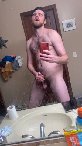 I love jerking my cock after my shower 🤤