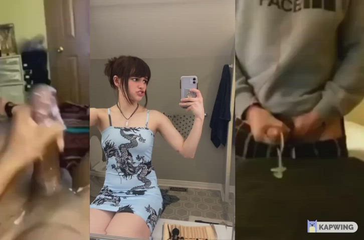 BabeCock Cumshot TikTok gif